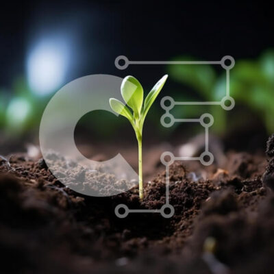 Intra Συλλεκτικό Ξύλινο Παζλ Plywood 4mm - Φυτό που βλασταίνει στο έδαφος Σε Ξύλινο Κουτί - Διαστάσεις: 10x10 cm – 25 κομμάτια - Image 1