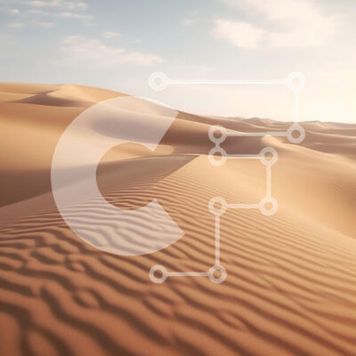 Intra Συλλεκτικό Ξύλινο Παζλ Plywood  4mm - Έρημο τοπίο με κυματιστούς αμμόλοφους Σε Ξύλινο Κουτί - Διαστάσεις: 10x10 cm – 25 κομμάτια - Image 1