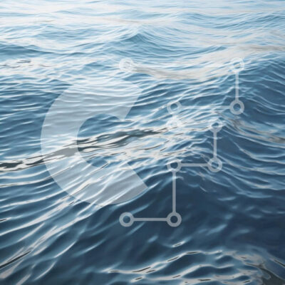 Intra Συλλεκτικό Ξύλινο Παζλ Plywood  4mm - Ήρεμη επιφάνεια νερού με απαλά κύματα Σε Ξύλινο Κουτί - Διαστάσεις: 10x10 cm – 25 κομμάτια - Image 1