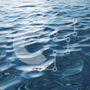 Intra Συλλεκτικό Ξύλινο Παζλ Plywood  4mm - Ήρεμη Επιφάνεια Νερού με Απαλούς Κυματισμούς Σε Ξύλινο Κουτί - Διαστάσεις: 10x10 cm – 25 κομμάτια