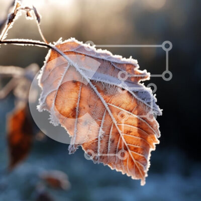 Intra Συλλεκτικό Ξύλινο Παζλ Plywood  4mm - Φύλλο καλυμμένο με παγετό σε φυσικό φως Σε Ξύλινο Κουτί - Διαστάσεις: 10x10 cm – 25 κομμάτια - Image 1