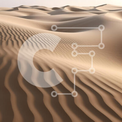 Intra Συλλεκτικό Ξύλινο Παζλ Plywood  4mm - Έρημο τοπίο με κυματιστούς αμμόλοφους Σε Ξύλινο Κουτί - Διαστάσεις: 10x10 cm – 25 κομμάτια - Image 1