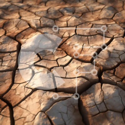 Intra Συλλεκτικό Ξύλινο Παζλ Plywood  4mm - Ραγισμένη επιφάνεια της γης σε θερμό φως Σε Ξύλινο Κουτί - Διαστάσεις: 10x10 cm – 25 κομμάτια - Image 1