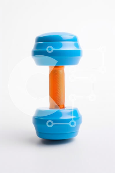 Intra Συλλεκτικό Ξύλινο Παζλ Plywood  4mm - Μπλε αλτήρας με πορτοκαλί λαβή Σε Ξύλινο Κουτί - Διαστάσεις: 10x10 cm – 25 κομμάτια