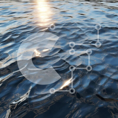 Intra Συλλεκτικό Ξύλινο Παζλ Plywood  4mm - Γαλήνια επιφάνεια νερού που αντανακλά το φως του ήλιου Σε Ξύλινο Κουτί - Διαστάσεις: 10x10 cm – 25 κομμάτια - Image 1