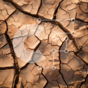 Intra Συλλεκτικό Ξύλινο Παζλ Plywood  4mm - Ραγισμένη γη υπό ξηρές συνθήκες Σε Ξύλινο Κουτί - Διαστάσεις: 10x10 cm – 25 κομμάτια