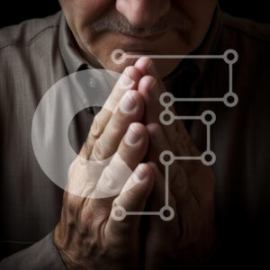 Intra Συλλεκτικό Ξύλινο Παζλ Plywood  4mm - Ο άνθρωπος στην προσευχή Σε Ξύλινο Κουτί - Διαστάσεις Puzzle: 10x10 cm – 25 κομμάτια