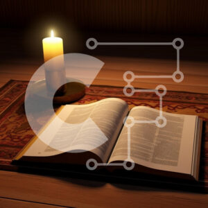 Intra Συλλεκτικό Ξύλινο Παζλ Plywood  4mm - Άνετη σκηνή ανάγνωσης με ανοιχτό βιβλίο και κερί Σε Ξύλινο Κουτί - Διαστάσεις Puzzle: 10x10 cm – 25 κομμάτια