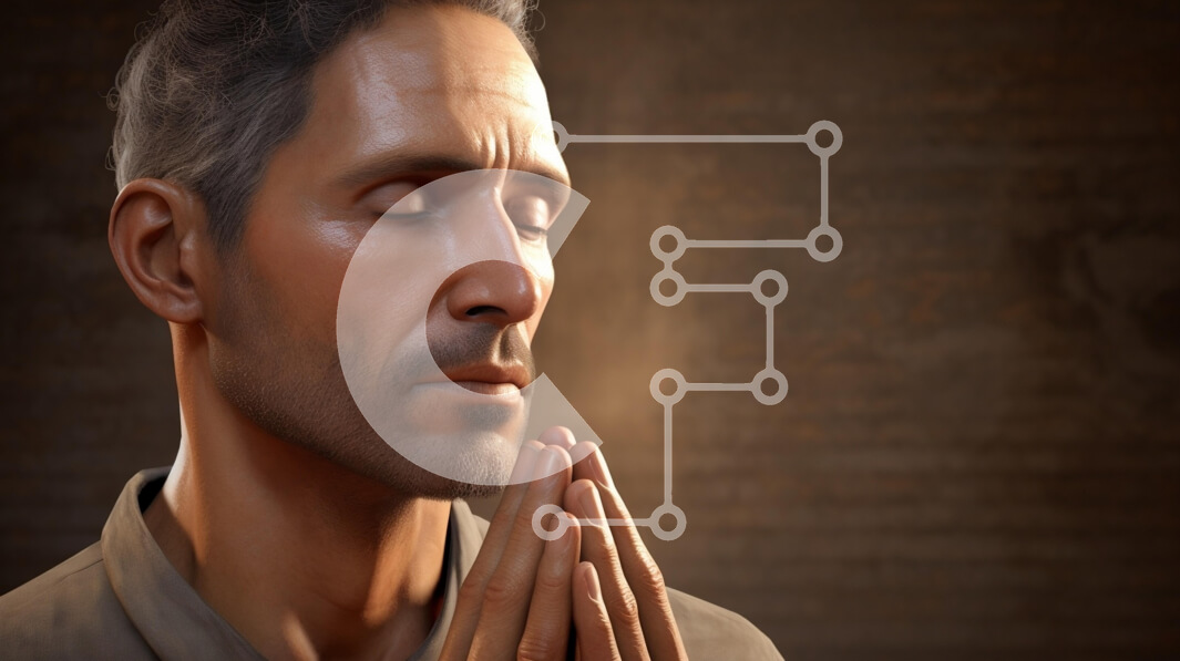 Intra Συλλεκτικό Ξύλινο Παζλ Plywood  4mm - Άνθρωπος σε ενατένιση Σε Ξύλινο Κουτί - Διαστάσεις Puzzle: 10x10 cm – 25 κομμάτια