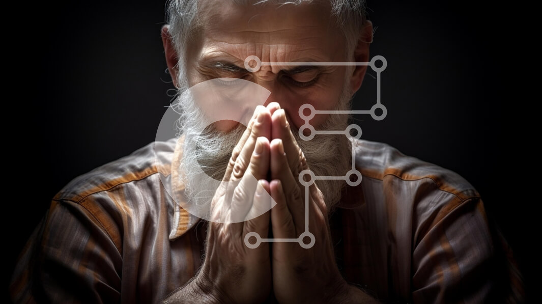 Intra Συλλεκτικό Ξύλινο Παζλ Plywood  4mm - Ηλικιωμένος σε περισυλλογή Σε Ξύλινο Κουτί - Διαστάσεις Puzzle: 10x10 cm – 25 κομμάτια