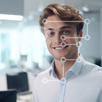 Intra Συλλεκτικό Ξύλινο Παζλ Plywood  4mm - Νέος επαγγελματίας στο σύγχρονο γραφείο Σε Ξύλινο Κουτί - Διαστάσεις Puzzle: 10x10 cm – 25 κομμάτια - Image 1