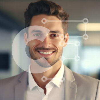 Intra Συλλεκτικό Ξύλινο Παζλ Plywood  4mm - Νεαρός με αυτοπεποίθηση με επαγγελματική ενδυμασία Σε Ξύλινο Κουτί - Διαστάσεις Puzzle: 10x10 cm – 25 κομμάτια - Image 1