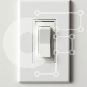 Intra Συλλεκτικό Ξύλινο Παζλ Plywood  4mm - Διακόπτης Λευκού Φωτός σε Φωτιστικό Τοίχο Σε Ξύλινο Κουτί - Διαστάσεις Puzzle: 10x10 cm – 25 κομμάτια