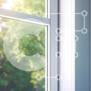 Intra Συλλεκτικό Ξύλινο Παζλ Plywood  4mm - Ηλιόλουστο παράθυρο με πράσινο έξω Σε Ξύλινο Κουτί - Διαστάσεις Puzzle: 10x10 cm – 25 κομμάτια