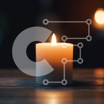 Intra Συλλεκτικό Ξύλινο Παζλ Plywood  4mm - Αναμμένο κερί σε ξύλινη επιφάνεια Σε Ξύλινο Κουτί - Διαστάσεις: 10x10 cm – 25 κομμάτια - Image 1