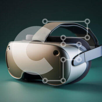 Intra Συλλεκτικό Ξύλινο Παζλ Plywood  4mm - Μοντέρνα ακουστικά εικονικής πραγματικότητας Σε Ξύλινο Κουτί - Διαστάσεις Puzzle: 10x10 cm – 25 κομμάτια - Image 1