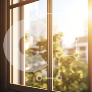 Intra Συλλεκτικό Ξύλινο Παζλ Plywood  4mm - Ηλιόλουστο παράθυρο με θέα στο πράσινο Σε Ξύλινο Κουτί - Διαστάσεις Puzzle: 10x10 cm – 25 κομμάτια