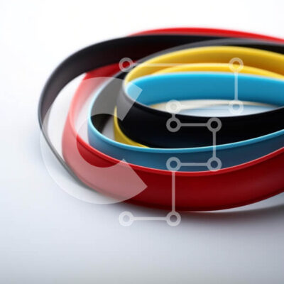 Intra Συλλεκτικό Ξύλινο Παζλ Plywood  4mm - Πολύχρωμες πλαστικές ταινίες Σε Ξύλινο Κουτί - Διαστάσεις Puzzle: 10x10 cm – 25 κομμάτια - Image 1