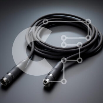 Intra Συλλεκτικό Ξύλινο Παζλ Plywood  4mm - Κουλουριασμένο καλώδιο ήχου σε σκοτεινή επιφάνεια Σε Ξύλινο Κουτί - Διαστάσεις Puzzle: 10x10 cm – 25 κομμάτια - Image 1