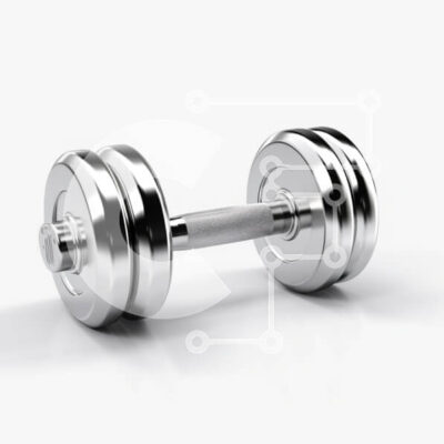 Intra Συλλεκτικό Ξύλινο Παζλ Plywood  4mm - Γυαλιστερός αλτήρας για άρση βαρών Σε Ξύλινο Κουτί - Διαστάσεις: 10x10 cm – 25 κομμάτια - Image 1