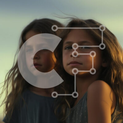 Intra Συλλεκτικό Ξύλινο Παζλ Plywood  4mm - Δύο νεαρά κορίτσια στη φύση Σε Ξύλινο Κουτί - Διαστάσεις Puzzle: 10x10 cm – 25 κομμάτια - Image 1