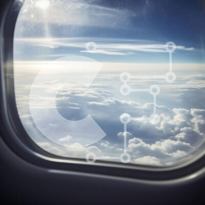 Intra Συλλεκτικό Ξύλινο Παζλ Plywood 4mm - Αεροφωτογραφία από το παράθυρο του αεροπλάνου Σε Ξύλινο Κουτί - Διαστάσεις Puzzle: 10x10 cm – 25 κομμάτια - Image 1