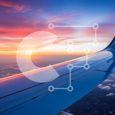 Intra Συλλεκτικό Ξύλινο Παζλ Plywood 4mm - Πτέρυγα αεροπλάνου πέρα από το ηλιοβασίλεμα Σε Ξύλινο Κουτί - Διαστάσεις Puzzle: 10x10 cm – 25 κομμάτια - Image 1