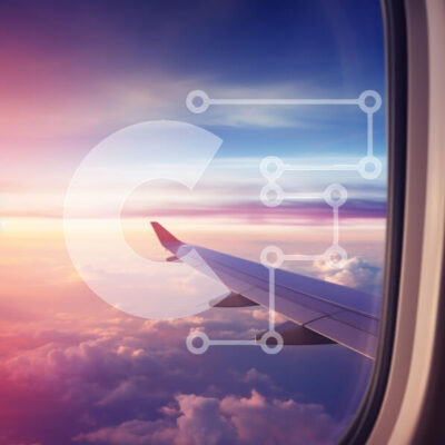 Intra Συλλεκτικό Ξύλινο Παζλ Plywood  4mm - Πτέρυγα αεροπλάνου πάνω από τα σύννεφα στο ηλιοβασίλεμα Σε Ξύλινο Κουτί - Διαστάσεις Puzzle: 10x10 cm – 25 κομμάτια - Image 1