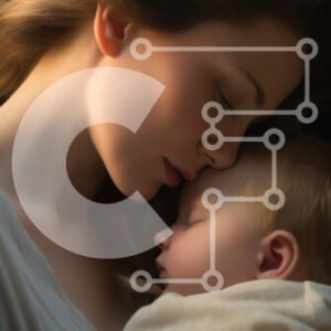 Intra Συλλεκτικό Ξύλινο Παζλ Plywood  4mm - Μητέρα και μωρό σε τρυφερή αγκαλιά Σε Ξύλινο Κουτί - Διαστάσεις Puzzle: 10x10 cm – 25 κομμάτια