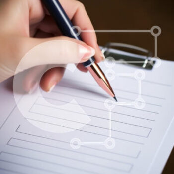 Intra Συλλεκτικό Ξύλινο Παζλ Plywood  4mm - Στυλό που κρατά το χέρι πάνω από το κενό χαρτί με επένδυση Σε Ξύλινο Κουτί - Διαστάσεις Puzzle: 10x10 cm – 25 κομμάτια - Image 1