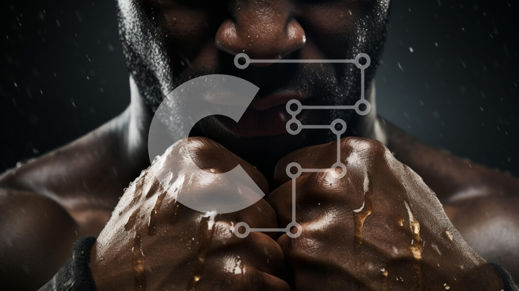 Intra Συλλεκτικό Ξύλινο Παζλ Plywood  4mm - Έντονος μαχητής που προετοιμάζεται για δράση Σε Ξύλινο Κουτί - Διαστάσεις Puzzle: 10x10 cm – 25 κομμάτια