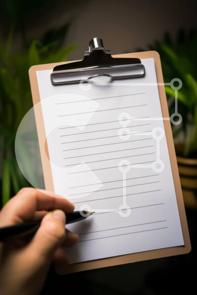 Intra Συλλεκτικό Ξύλινο Παζλ Plywood  4mm - Γράψιμο σε ένα κενό σημειωματάριο Σε Ξύλινο Κουτί - Διαστάσεις Puzzle: 10x10 cm – 25 κομμάτια