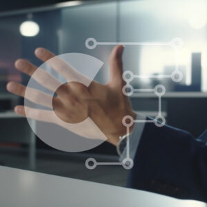 Intra Συλλεκτικό Ξύλινο Παζλ Plywood  4mm - Επιχειρηματική συζήτηση στο σύγχρονο γραφείο Σε Ξύλινο Κουτί - Διαστάσεις Puzzle: 10x10 cm – 25 κομμάτια