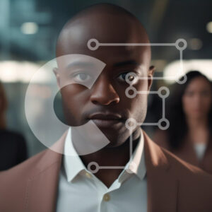 Intra Συλλεκτικό Ξύλινο Παζλ Plywood  4mm - Επιχειρηματίας με αυτοπεποίθηση στο εταιρικό περιβάλλον Σε Ξύλινο Κουτί - Διαστάσεις Puzzle: 10x10 cm – 25 κομμάτια