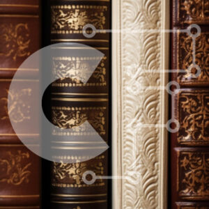 Intra Συλλεκτικό Ξύλινο Παζλ Plywood  4mm - Βιβλία αντίκες στο ράφι Σε Ξύλινο Κουτί - Διαστάσεις: 10x10 cm – 25 κομμάτια