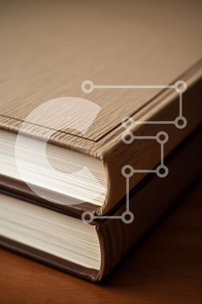 Intra Συλλεκτικό Ξύλινο Παζλ Plywood  4mm - Στοιβαγμένα βιβλία με εξώφυλλα με υφή Σε Ξύλινο Κουτί - Διαστάσεις: 10x10 cm – 25 κομμάτια