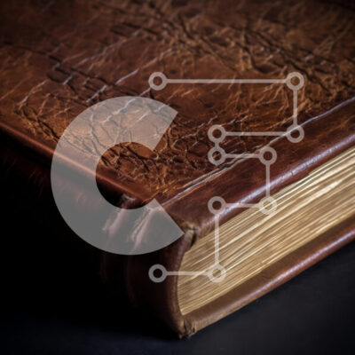 Intra Συλλεκτικό Ξύλινο Παζλ Plywood  4mm - Vintage δερματόδετο βιβλίο Σε Ξύλινο Κουτί - Διαστάσεις: 10x10 cm – 25 κομμάτια - Image 1