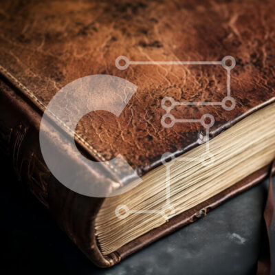 Intra Συλλεκτικό Ξύλινο Παζλ Plywood  4mm - Vintage δερματόδετο βιβλίο Σε Ξύλινο Κουτί - Διαστάσεις: 10x10 cm – 25 κομμάτια - Image 1