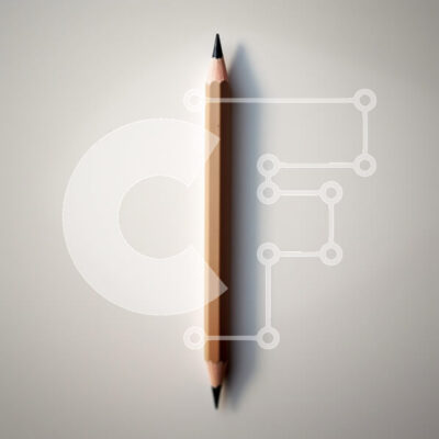 Intra Συλλεκτικό Ξύλινο Παζλ Plywood  4mm - Μονό μολύβι σε ανοιχτόχρωμο φόντο Σε Ξύλινο Κουτί - Διαστάσεις: 10x10 cm – 25 κομμάτια - Image 1