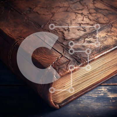 Intra Συλλεκτικό Ξύλινο Παζλ Plywood  4mm - Vintage δερματόδετο βιβλίο σε ξύλινη επιφάνεια Σε Ξύλινο Κουτί - Διαστάσεις: 10x10 cm – 25 κομμάτια - Image 1