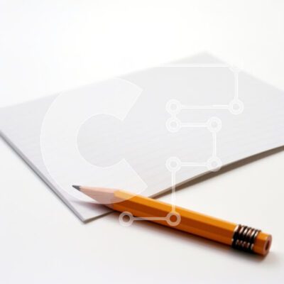 Intra Συλλεκτικό Ξύλινο Παζλ Plywood  4mm - Κενό σημειωματάριο με μολύβι στο χώρο εργασίας Σε Ξύλινο Κουτί - Διαστάσεις Puzzle: 10x10 cm – 25 κομμάτια - Image 1