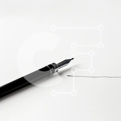 Intra Συλλεκτικό Ξύλινο Παζλ Plywood  4mm - Κομψό στυλό σε χαρτί με γραμμή μελάνης Σε Ξύλινο Κουτί - Διαστάσεις: 10x10 cm – 25 κομμάτια - Image 1