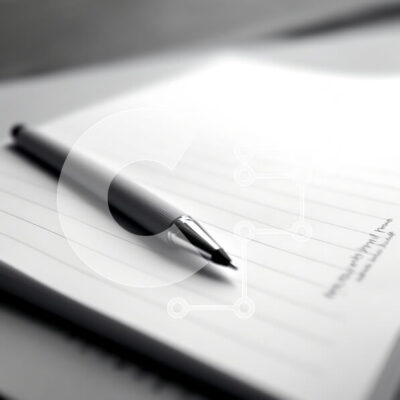 Intra Συλλεκτικό Ξύλινο Παζλ Plywood 4mm - Κοντινό πλάνο στυλό σε χαρτί με επένδυση Σε Ξύλινο Κουτί - Διαστάσεις: 10x10 cm – 25 κομμάτια - Image 1