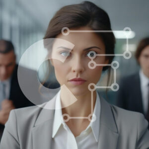 Intra Συλλεκτικό Ξύλινο Παζλ Plywood  4mm - Σοβαρή επαγγελματική συνάντηση Σε Ξύλινο Κουτί - Διαστάσεις Puzzle: 10x10 cm – 25 κομμάτια