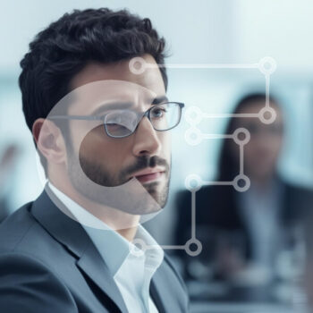 Intra Συλλεκτικό Ξύλινο Παζλ Plywood  4mm - Επιχειρηματική συνάντηση σε εξέλιξη Σε Ξύλινο Κουτί - Διαστάσεις Puzzle: 10x10 cm – 25 κομμάτια - Image 1