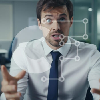 Intra Συλλεκτικό Ξύλινο Παζλ Plywood  4mm - Κινούμενη συνομιλία γραφείου Σε Ξύλινο Κουτί - Διαστάσεις Puzzle: 10x10 cm – 25 κομμάτια - Image 1