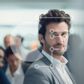 Intra Συλλεκτικό Ξύλινο Παζλ Plywood  4mm - Στοχαστικός επαγγελματίας σε επιχειρηματική συνάντηση Σε Ξύλινο Κουτί - Διαστάσεις Puzzle: 10x10 cm – 25 κομμάτια - Image 1