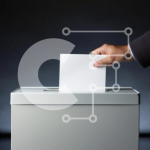 Intra Συλλεκτικό Ξύλινο Παζλ Plywood  4mm - Ρίχνοντας ένα ψηφοδέλτιο σε μια κάλπη Σε Ξύλινο Κουτί - Διαστάσεις Puzzle: 10x10 cm – 25 κομμάτια