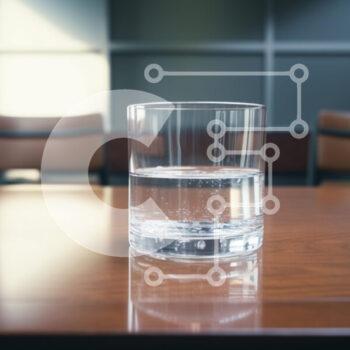 Intra Συλλεκτικό Ξύλινο Παζλ Plywood  4mm - Ποτήρι νερό σε ξύλινο τραπέζι Σε Ξύλινο Κουτί - Διαστάσεις Puzzle: 10x10 cm – 25 κομμάτια - Image 1