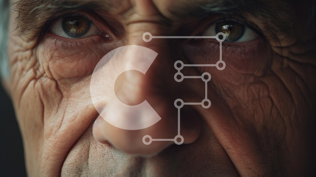 Intra Συλλεκτικό Ξύλινο Παζλ Plywood  4mm - Πορτρέτο ενός ηλικιωμένου άνδρα από κοντά Σε Ξύλινο Κουτί - Διαστάσεις Puzzle: 10x10 cm – 25 κομμάτια